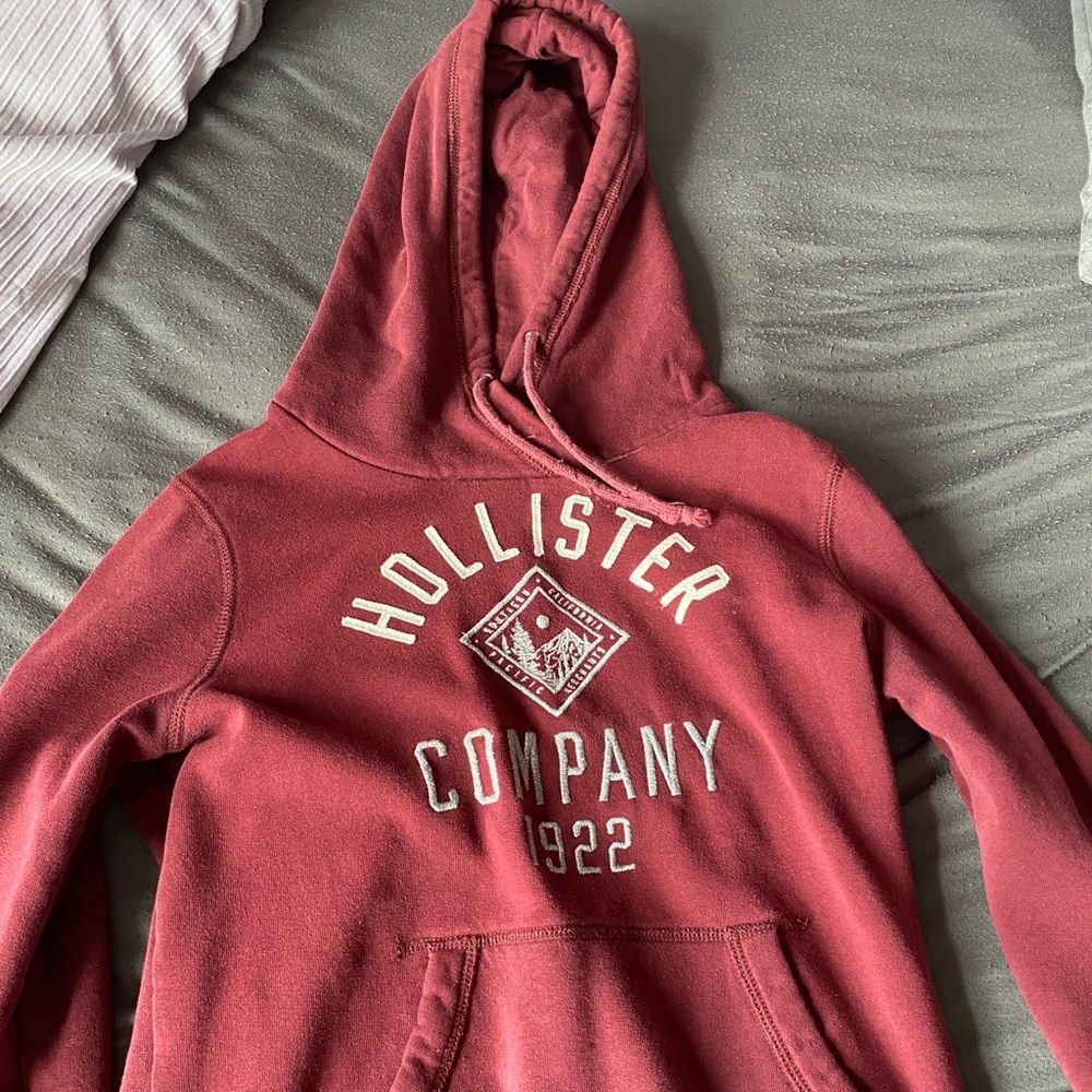 Hollister Maroon Hoodie
